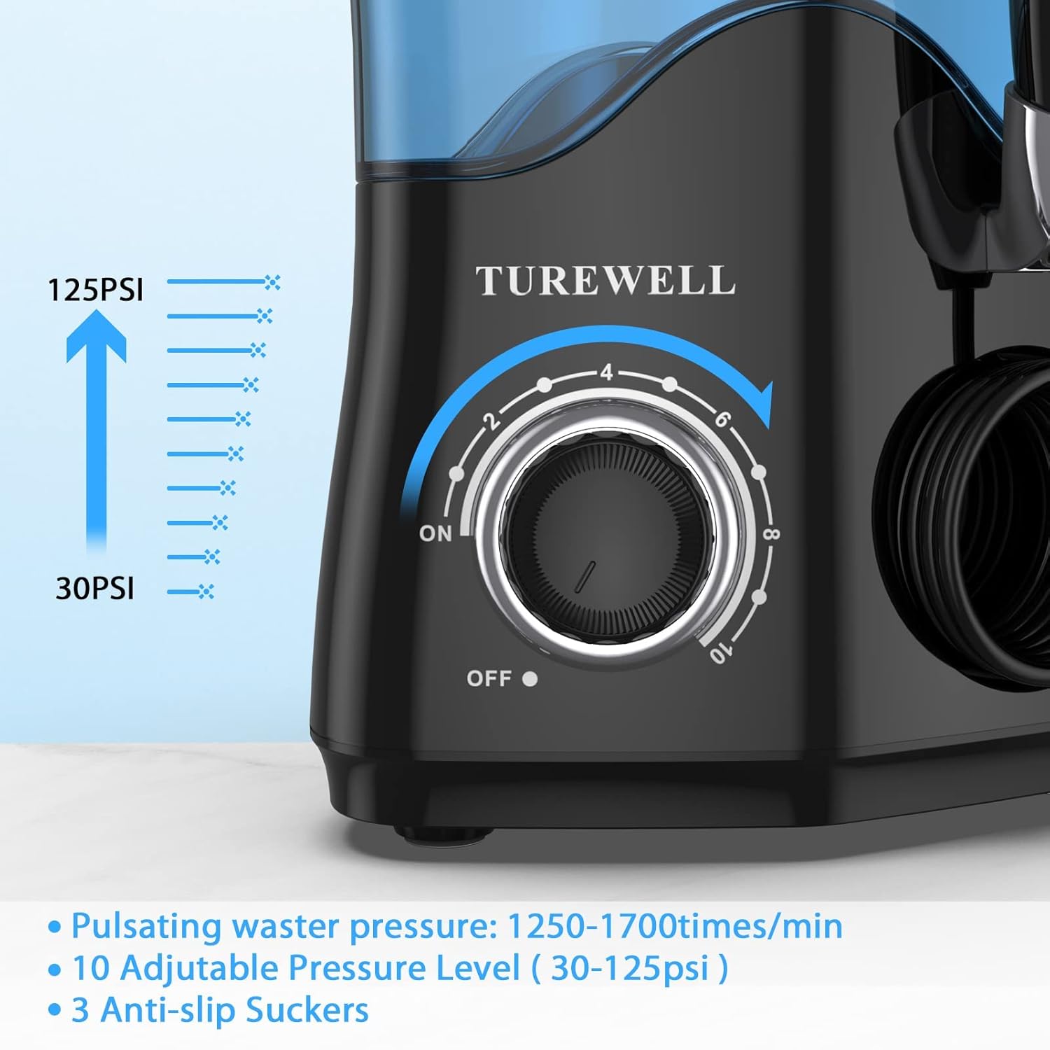 The 8-tip family pack and versatility for different oral care needs.