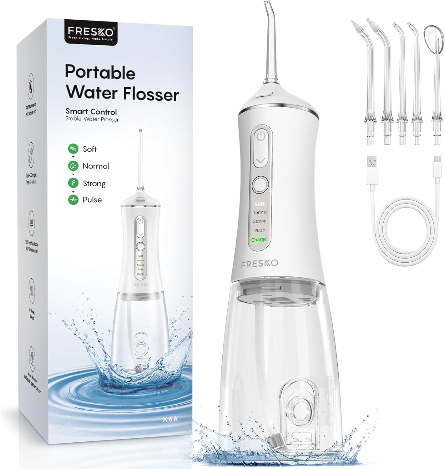 Fresko Cordless Water Flosser X6