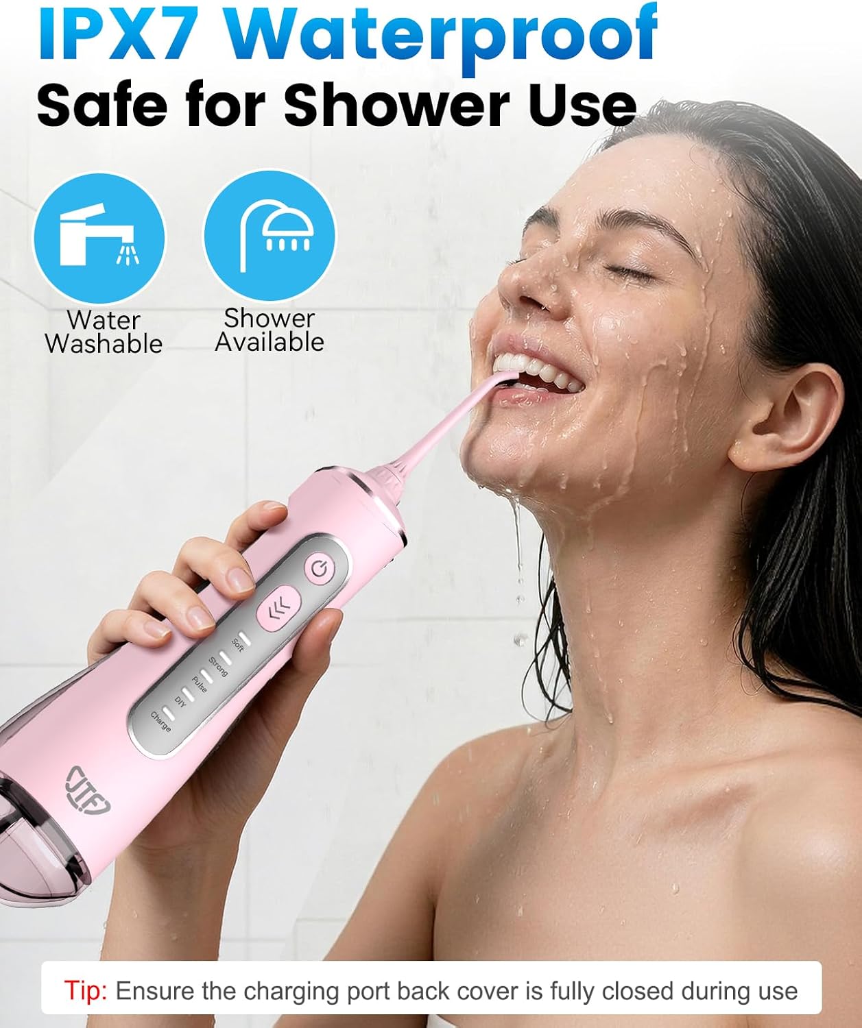 Jtf Portable Water Flosser With 300Ml Tank