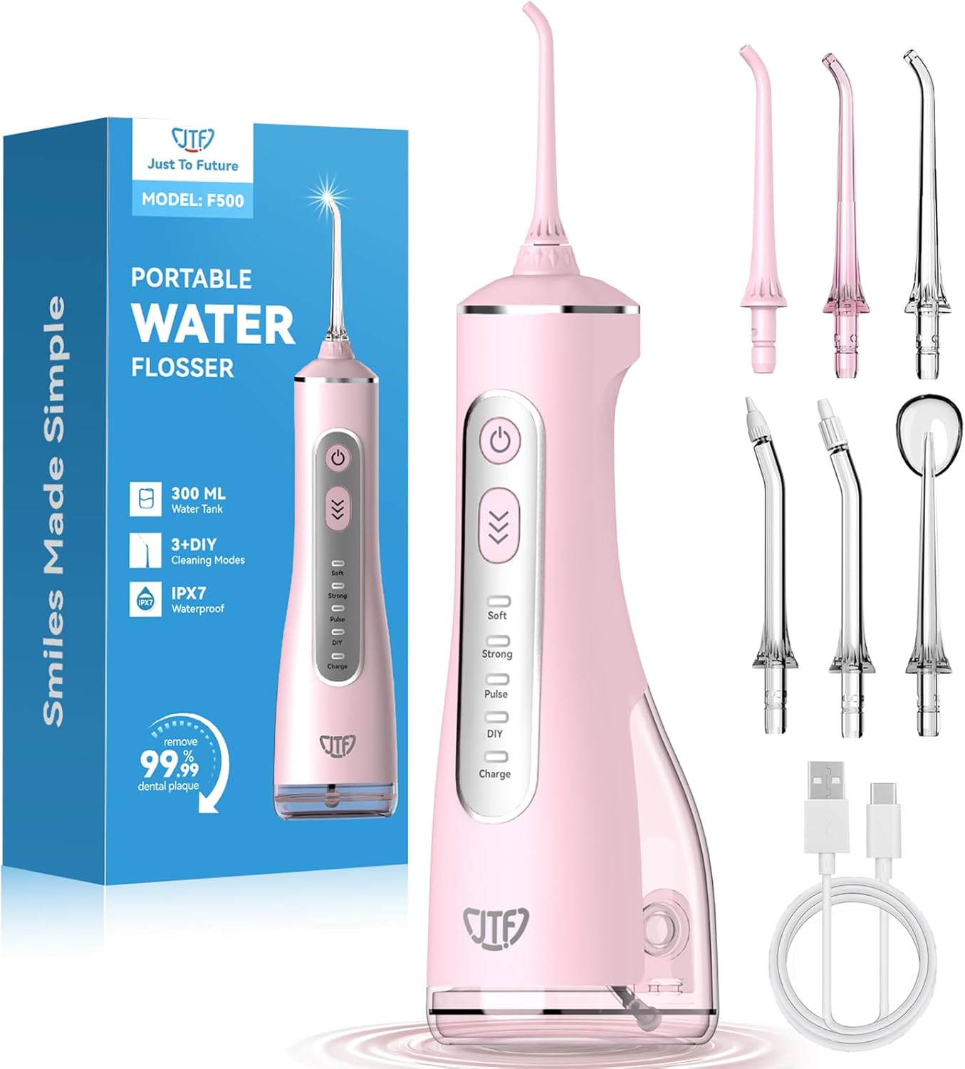 Overall product presentation, included accessories, and compact cordless form factor.