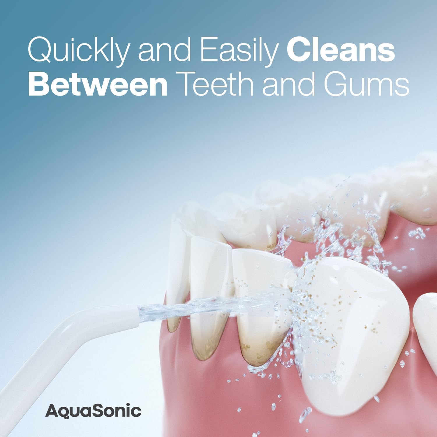 Aquasonic Water Flosser - Cordless Rechargeable Water Flossers For Teeth Cleaning - Waterproof Aqua Flosser, Portable Oral Irrigator For Dental Cleaning With 5 Jet Tips – Braces Home Travel
