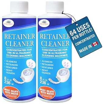 Northwest Enterprises Ultrasonic Retainer Cleaner, Removes Odor, 16 Oz