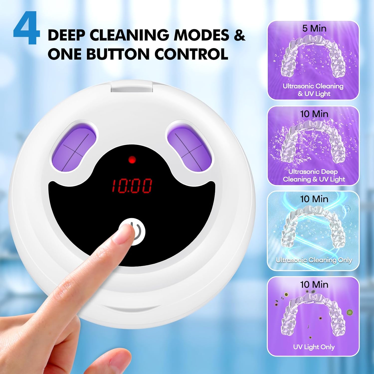 Build details, usability, and technical features such as the cover design or cleaning chamber layout.