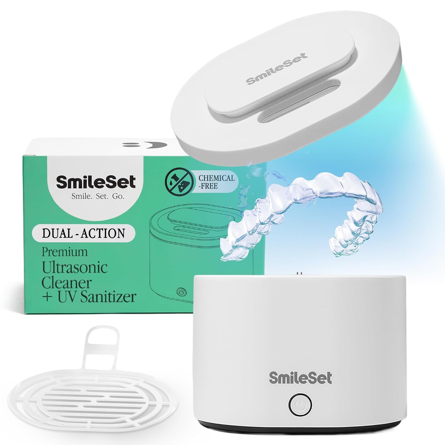 Shows the overall design, colorway, and countertop-friendly form factor.