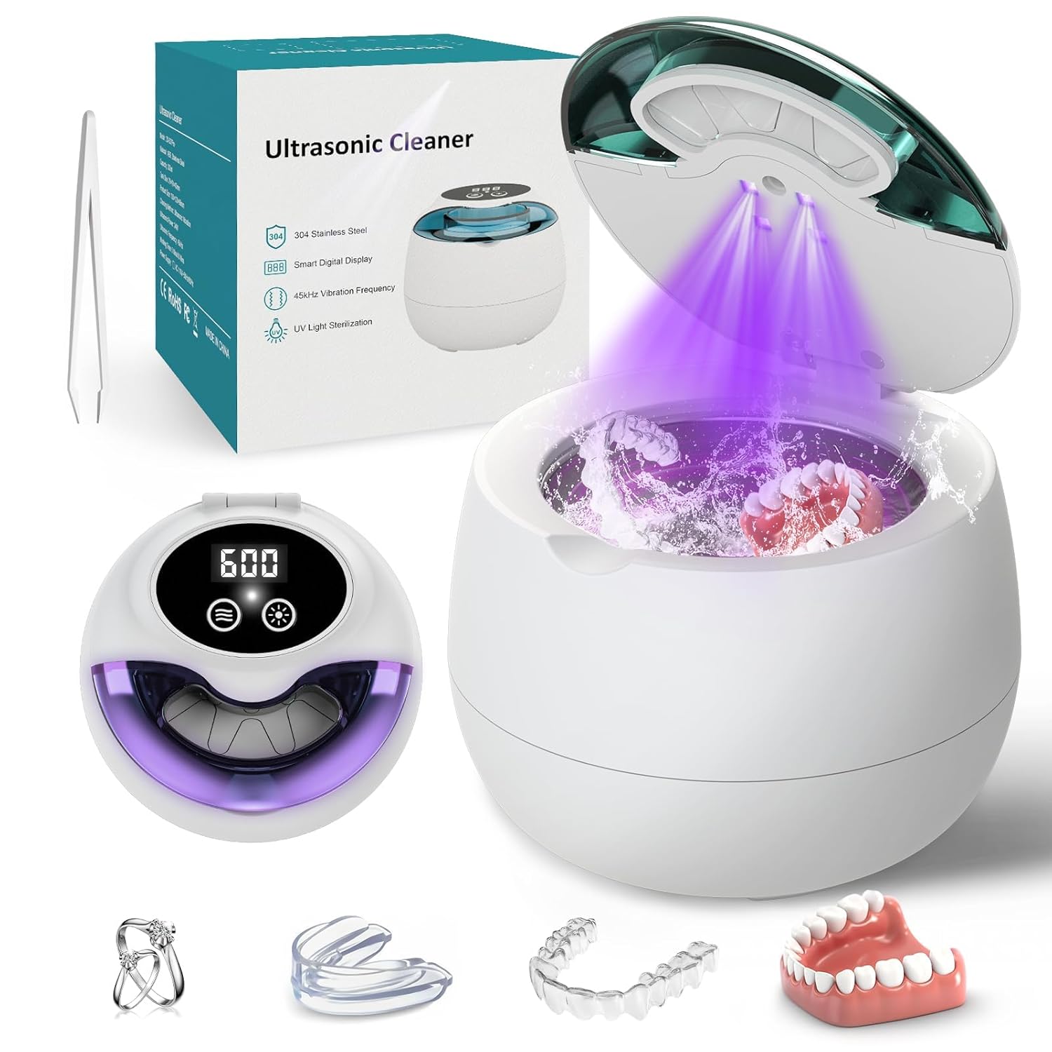 Introduces the overall form factor, size, and premium-first impression of the cleaning pod.