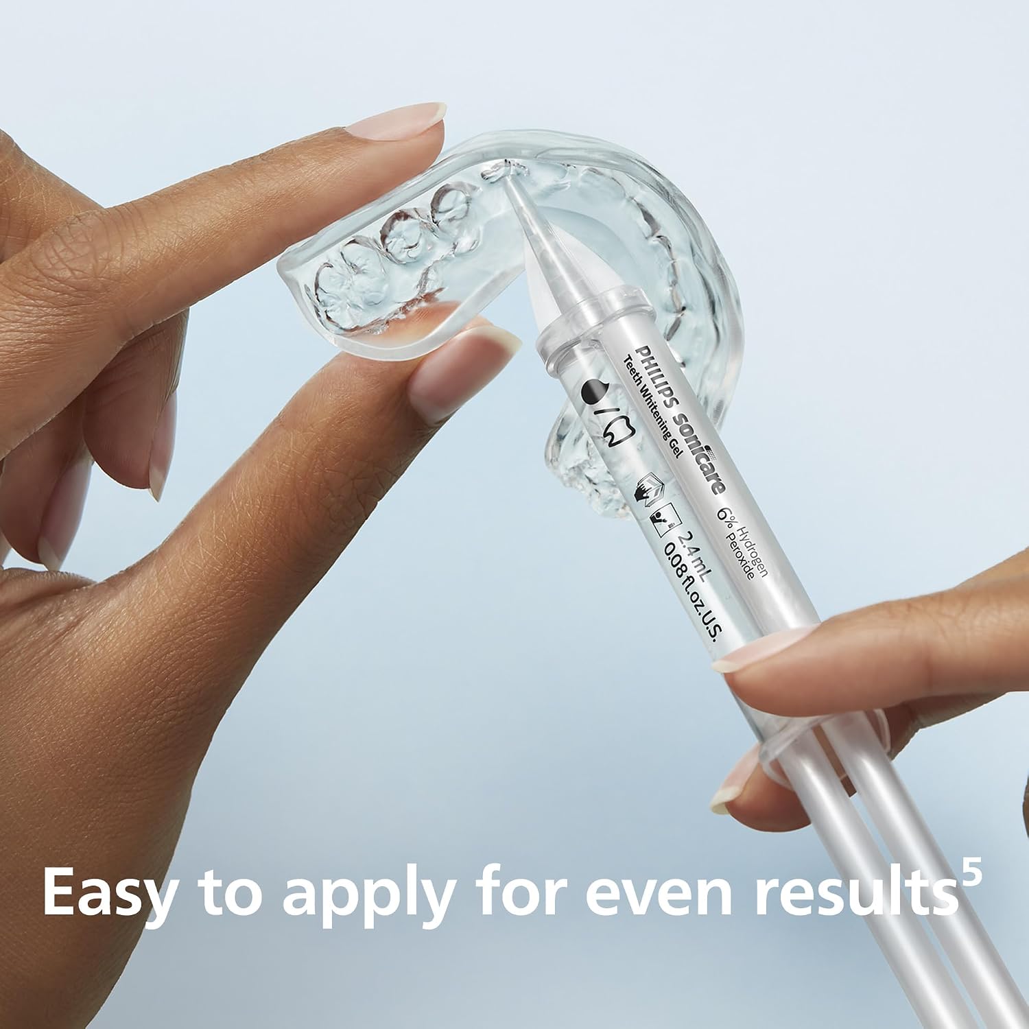 Philips Sonicare Teeth Whitening Kit, 9 Treatments, 2 Mouth Trays | Whitens Up To 4 Shades, Low Tooth Sensitivity, Results In 3 Days, Includes Tray Case, Includes Shade Guide, Dis132/63