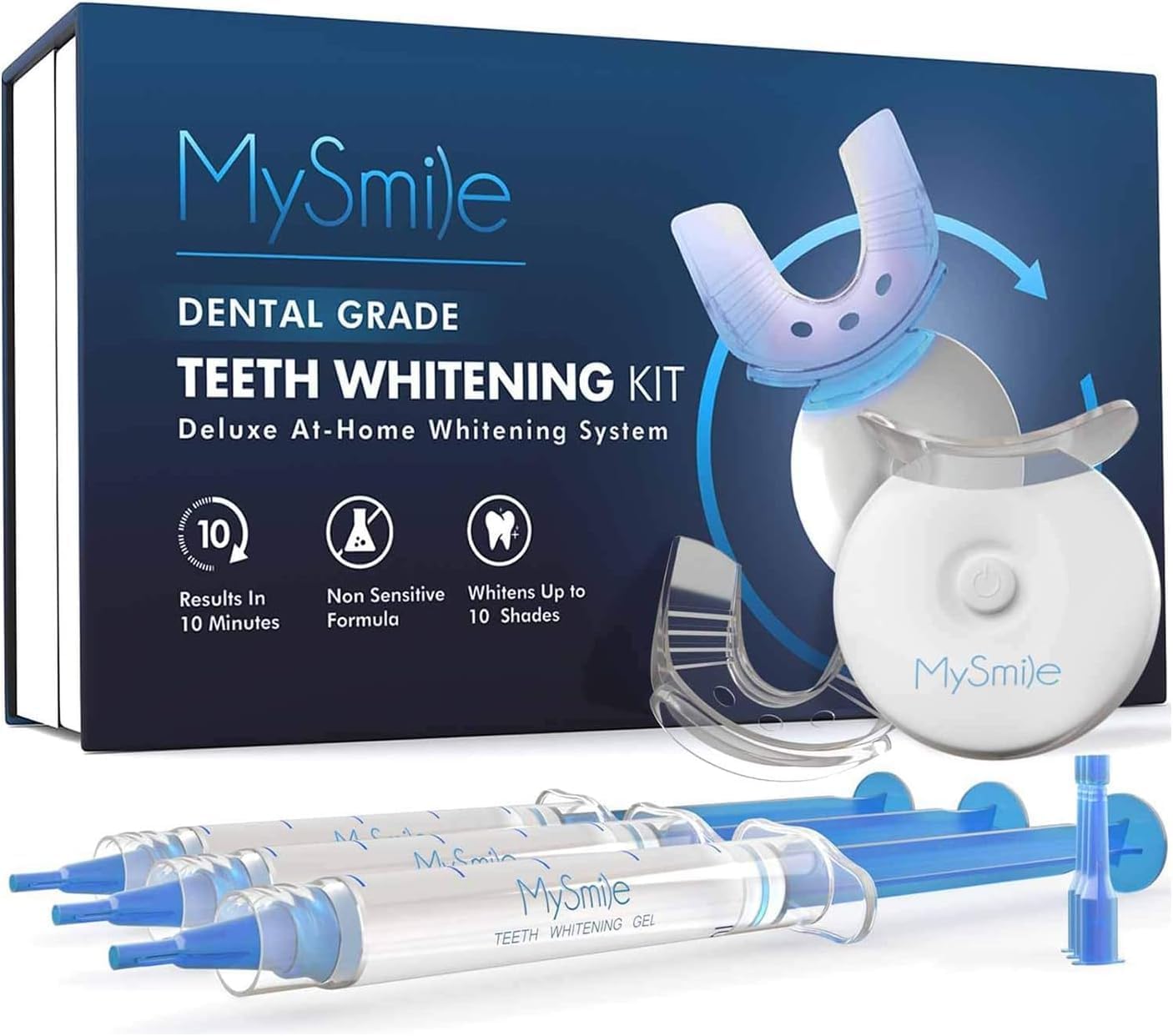 Overall kit contents and first-impression appeal, helping shoppers quickly identify the device and gel set.