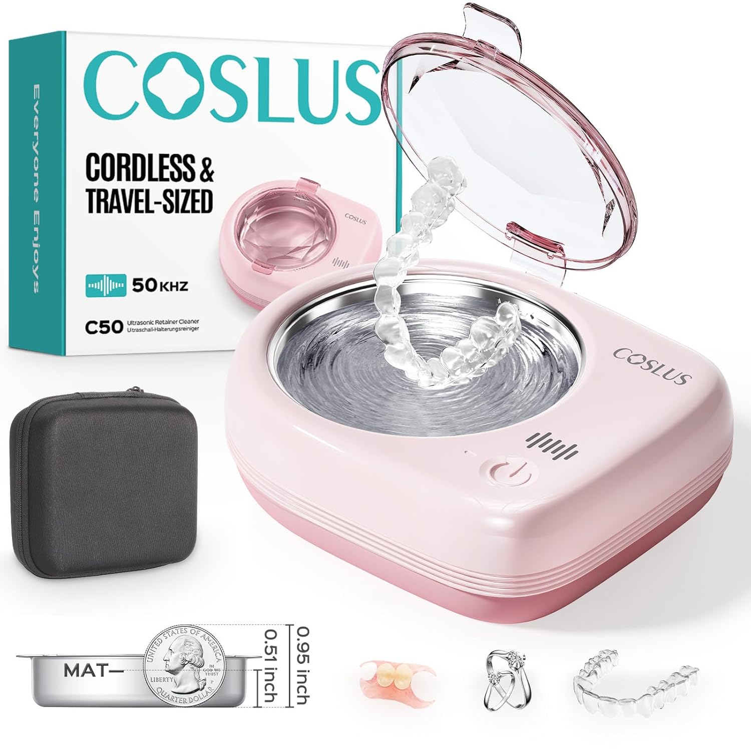 Highlights the product’s overall design, color, and compact footprint, which are important for first-impression appeal.