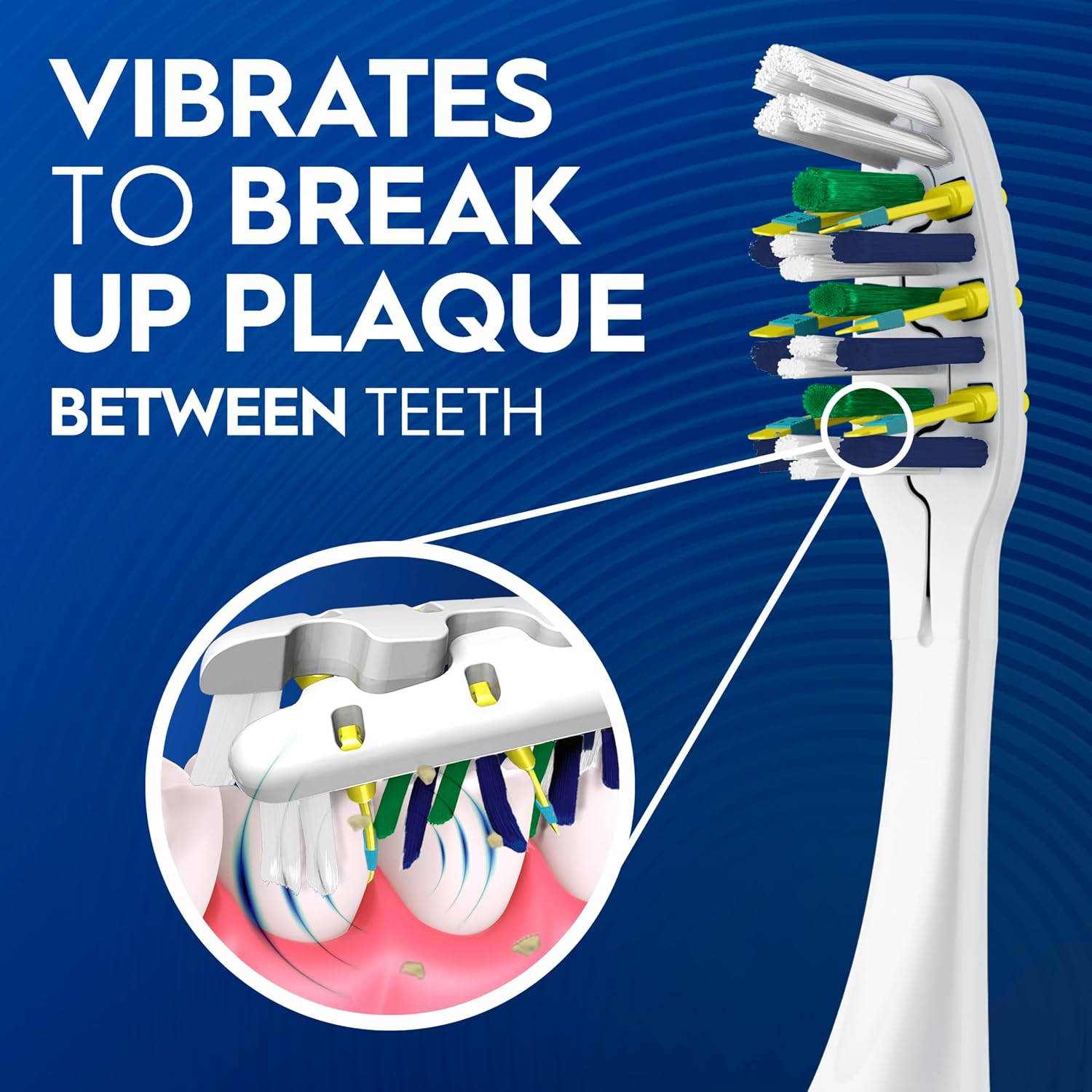 Oral-B Toothbrush, Vibrating Plaque Remover Pulsar, Vibrating Battery Toothbrush, Soft, 4 Count