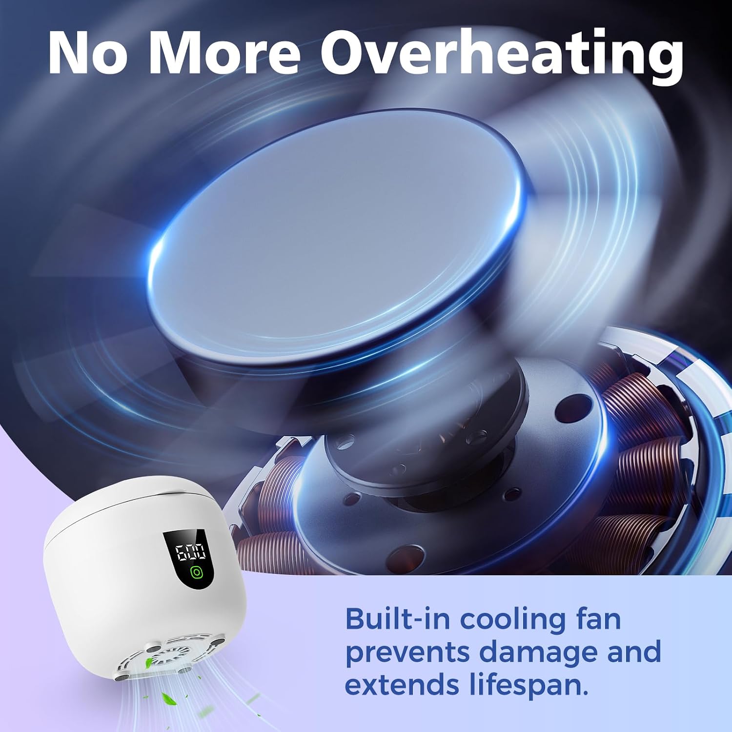 Functional design details such as the removable tank and cleaning-friendly layout.