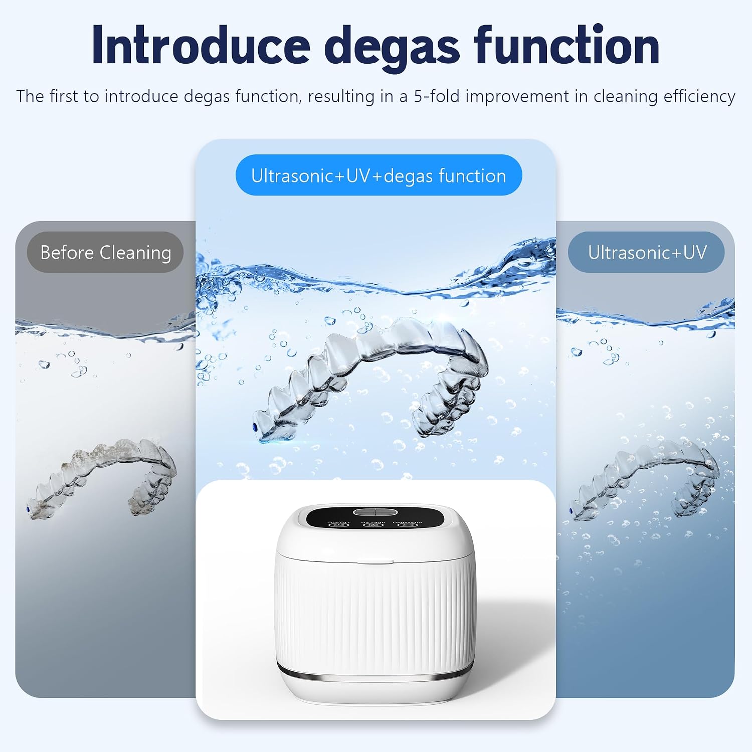 The 254nm UV and ultrasonic cleaning mechanism, especially the technical value proposition.