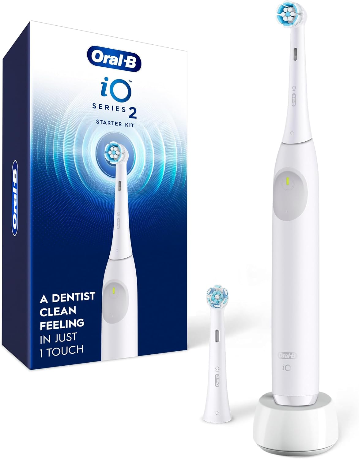 Overall design, colorway, and the core identity of the toothbrush as a compact rechargeable electric model.