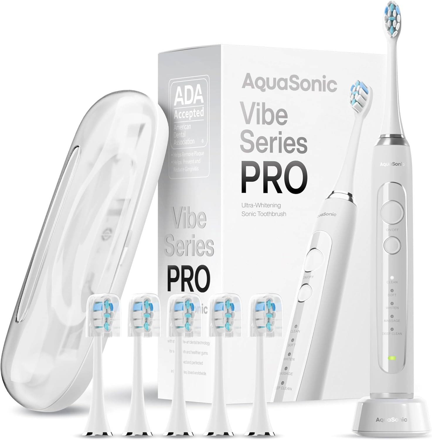 Highlights the main design, colorway, and overall premium positioning of the toothbrush.
