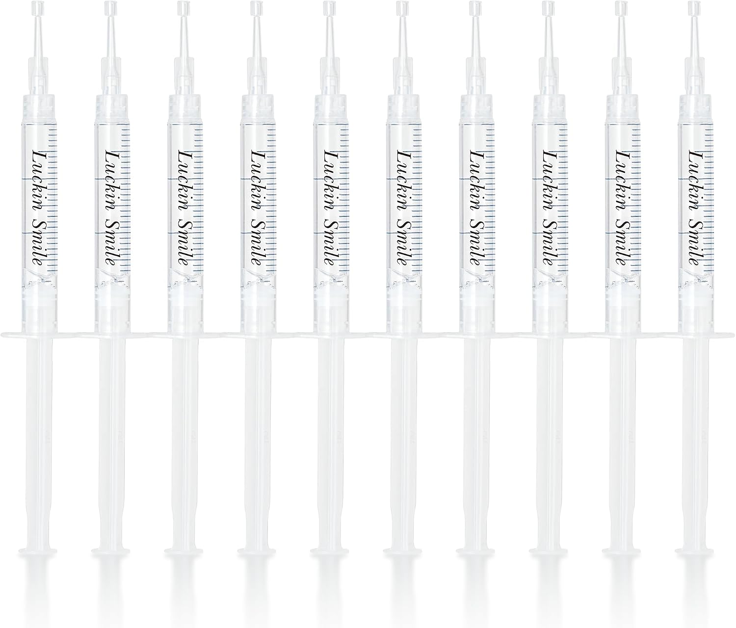 Communicates the core offer, pack size, and that this is a refill-style whitening gel for tray use.
