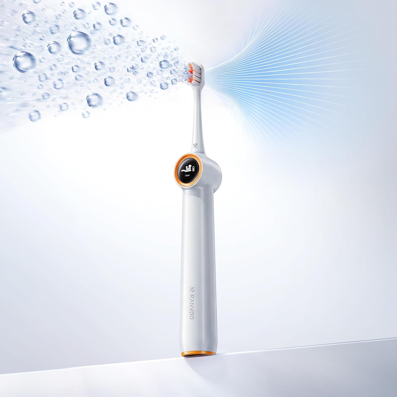 Ranvoo Airjet X3 Max Electric Toothbrush, Specialized Gum Care, White