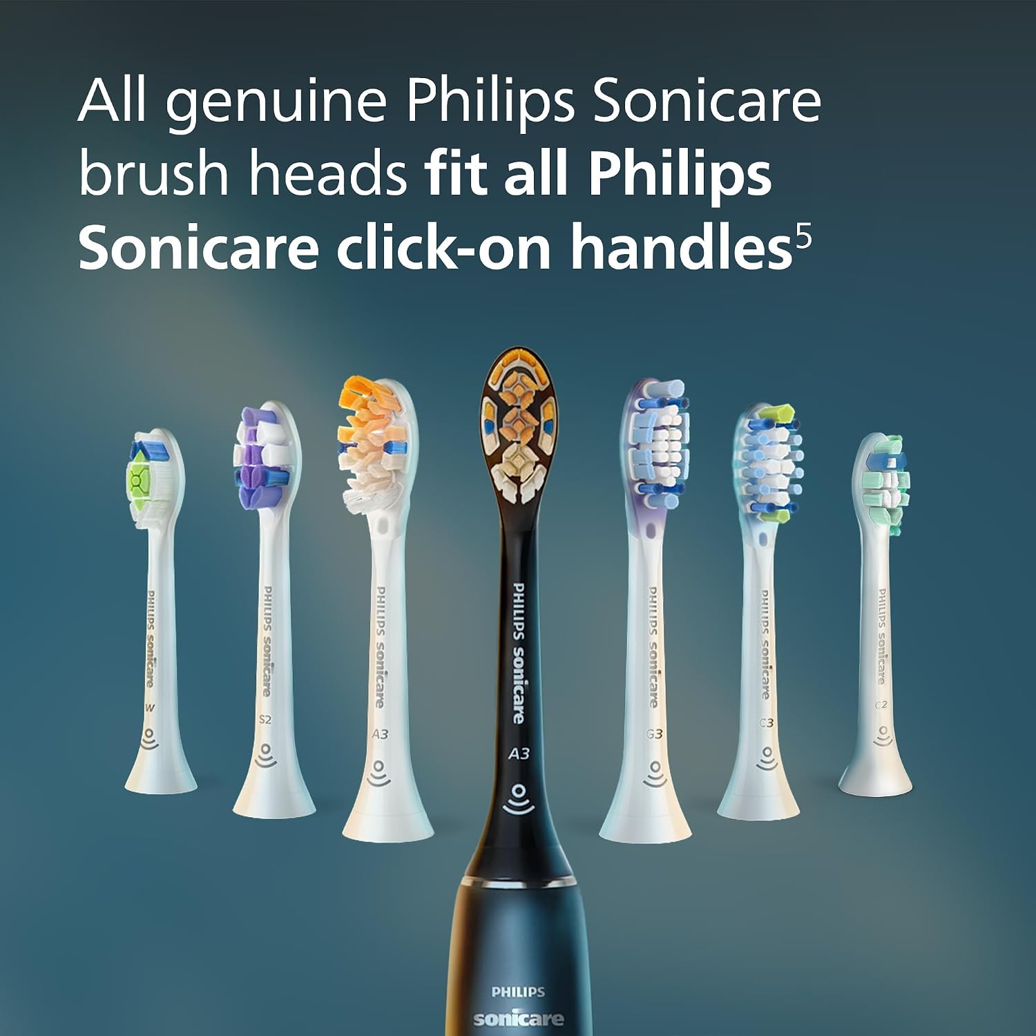 Useful for reinforcing why this model differs from basic replacement heads, especially plaque control versus whitening.
