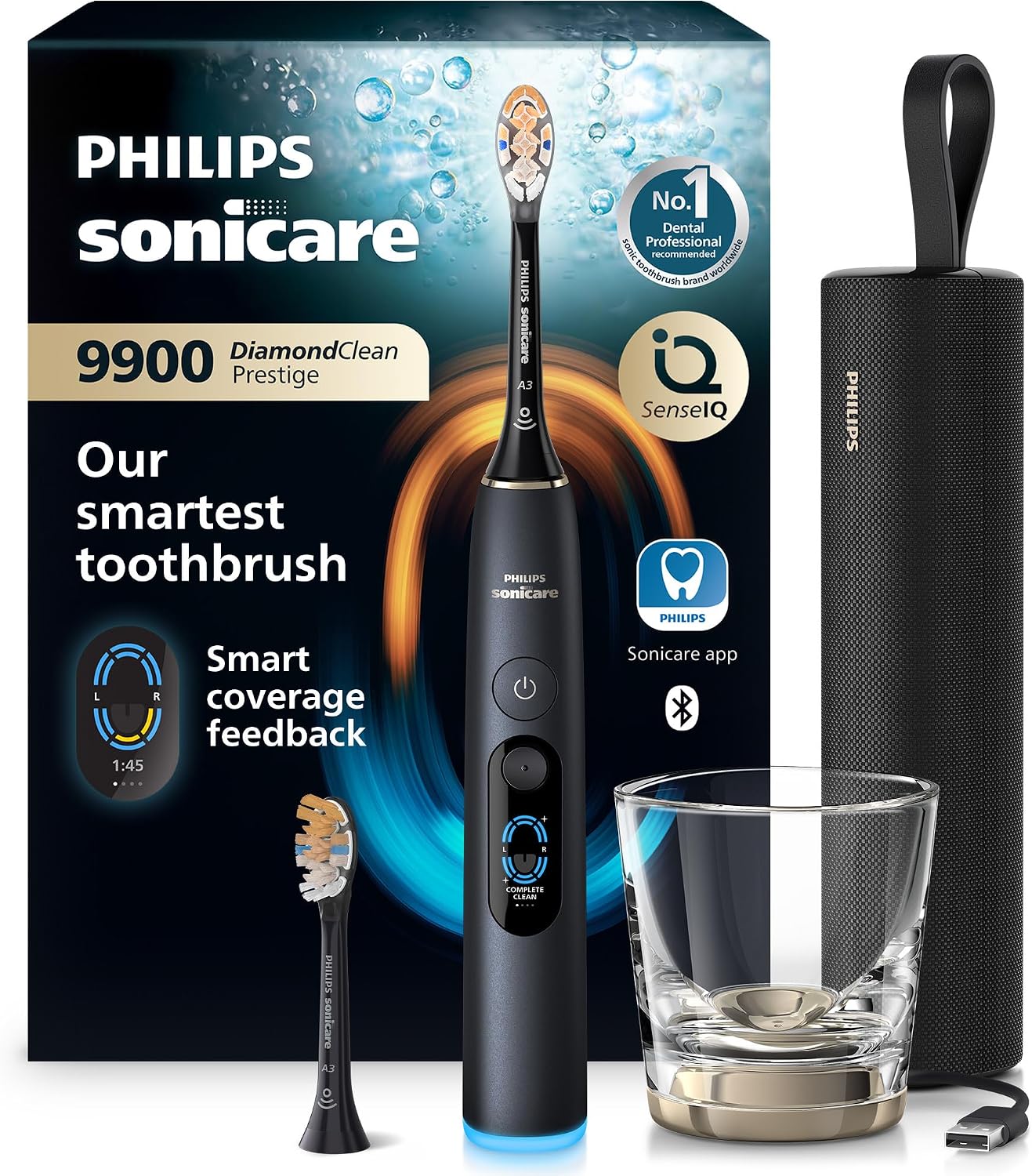 Philips Sonicare Next-Gen Diamondclean 9900 Prestige Electric Toothbrush