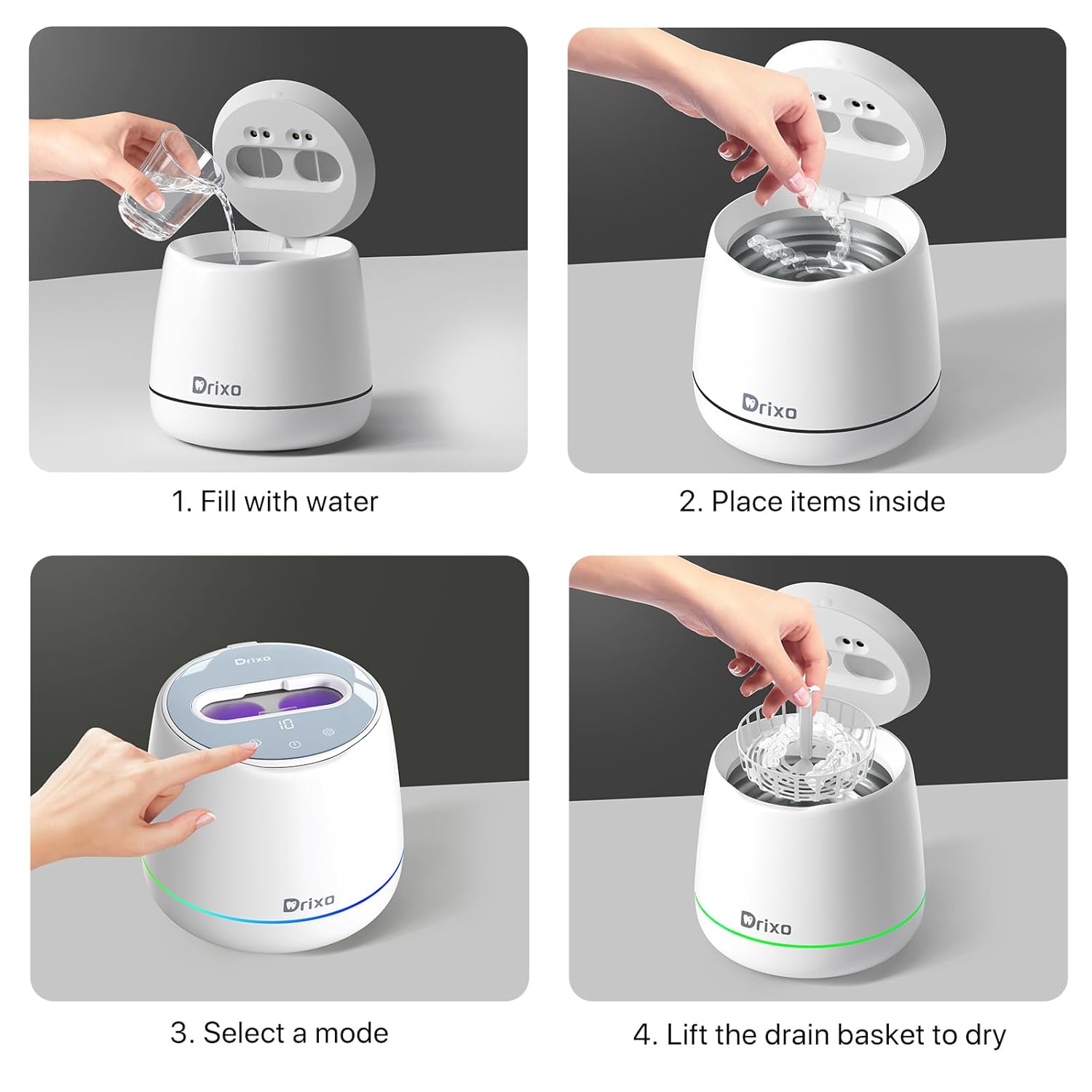 Product appearance from a different angle and how compact it looks in different views.