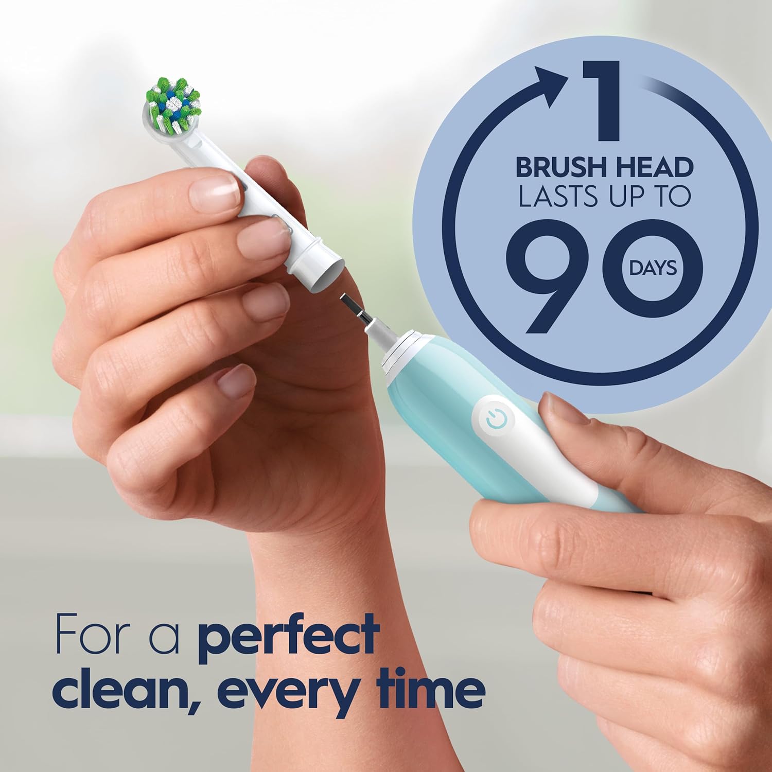 Key hardware features like the pressure sensor area, mode control, or head connection.