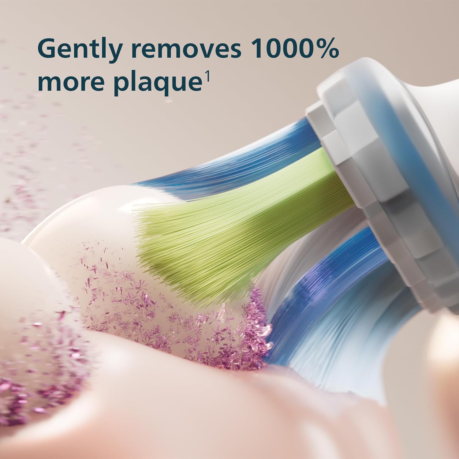 Brush head design and cleaning mechanism.