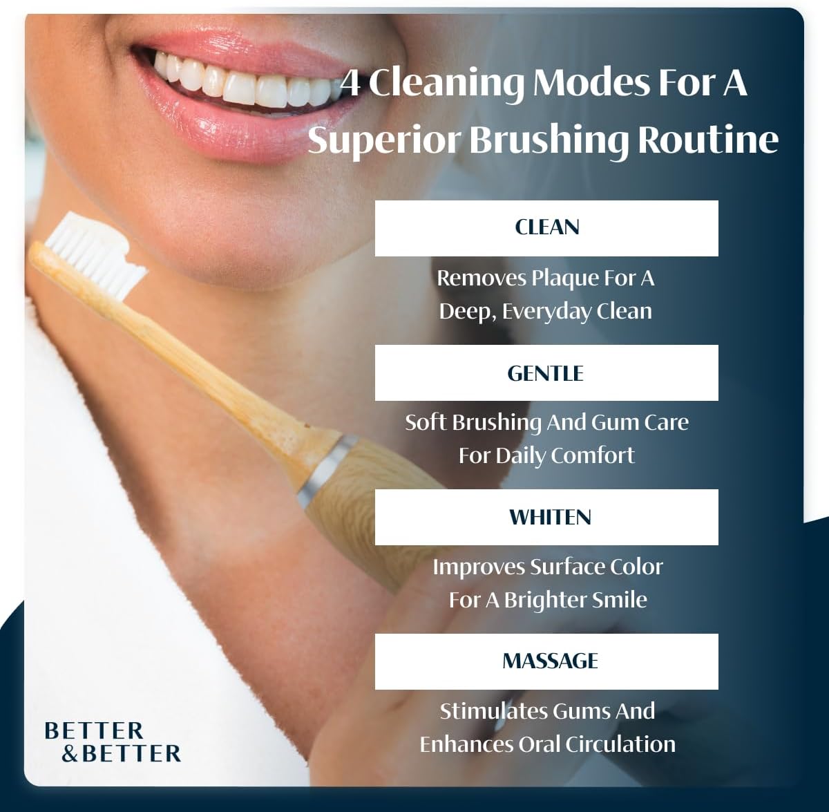 Better & Better Bamboo Sonic Electric Toothbrush