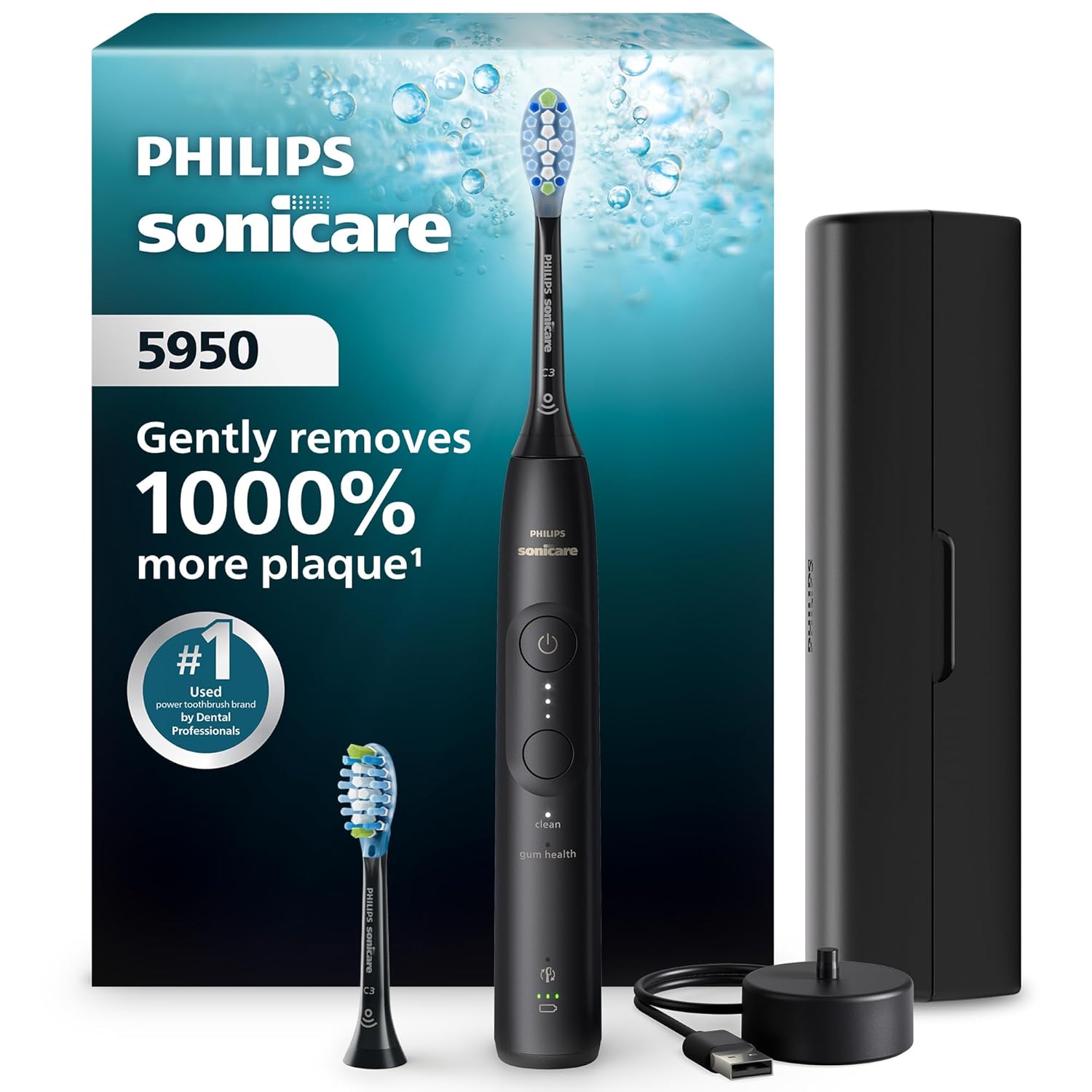 Overall design, colorway, and premium presentation of the toothbrush.