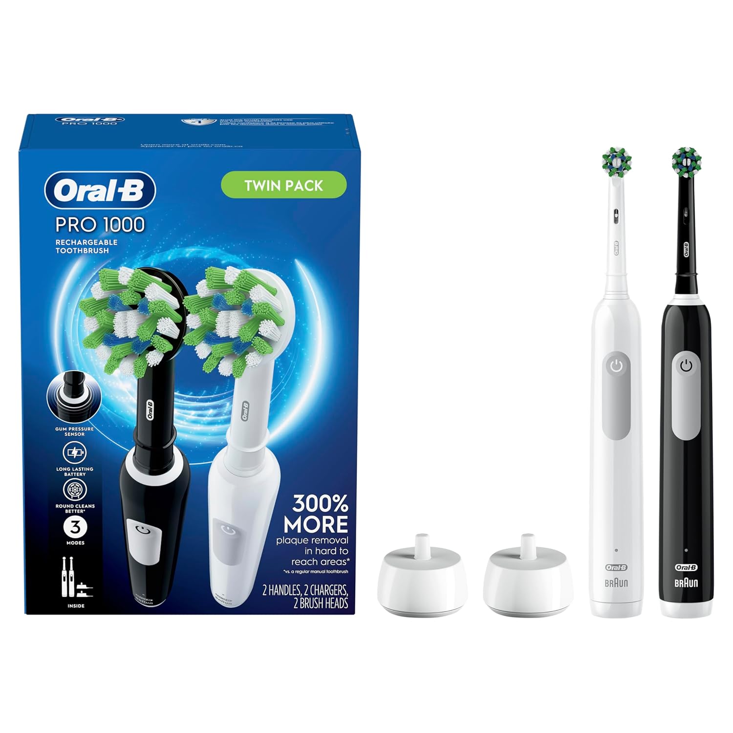 Oral-B Pro 1000 Crossaction Escova Elétrica